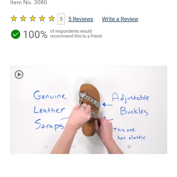 SAS Jett Toe Loop Slide LEATHER Tripad Soft Footbed Comfort Sandal Gold/Tan 10 - Picture 12 of 16